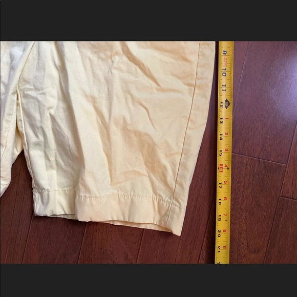 TOMMY HILFIGER SOLID YELLOW SHORTS - Picture 3 of 5